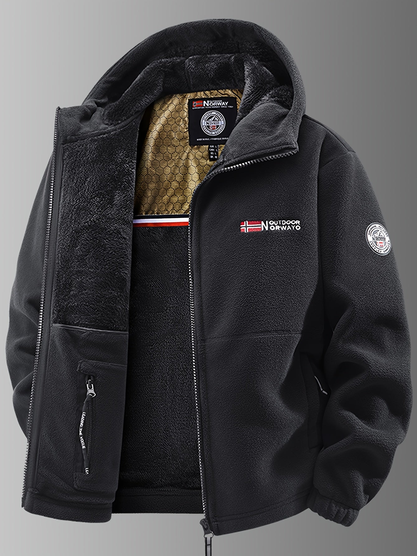 Huddy | Thermal Fleece Winter Jacket