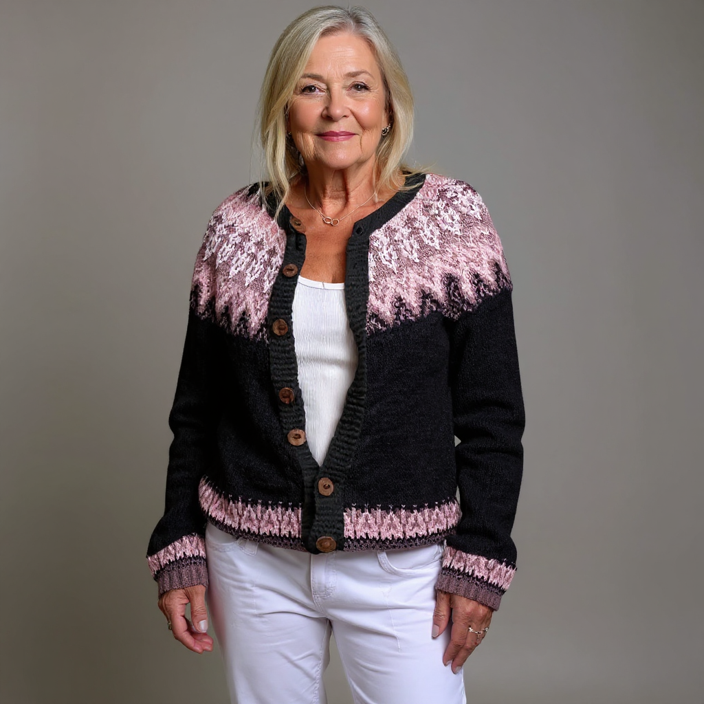 Lydia Porter™ | Icelandic Cardigan Vintage Elegance