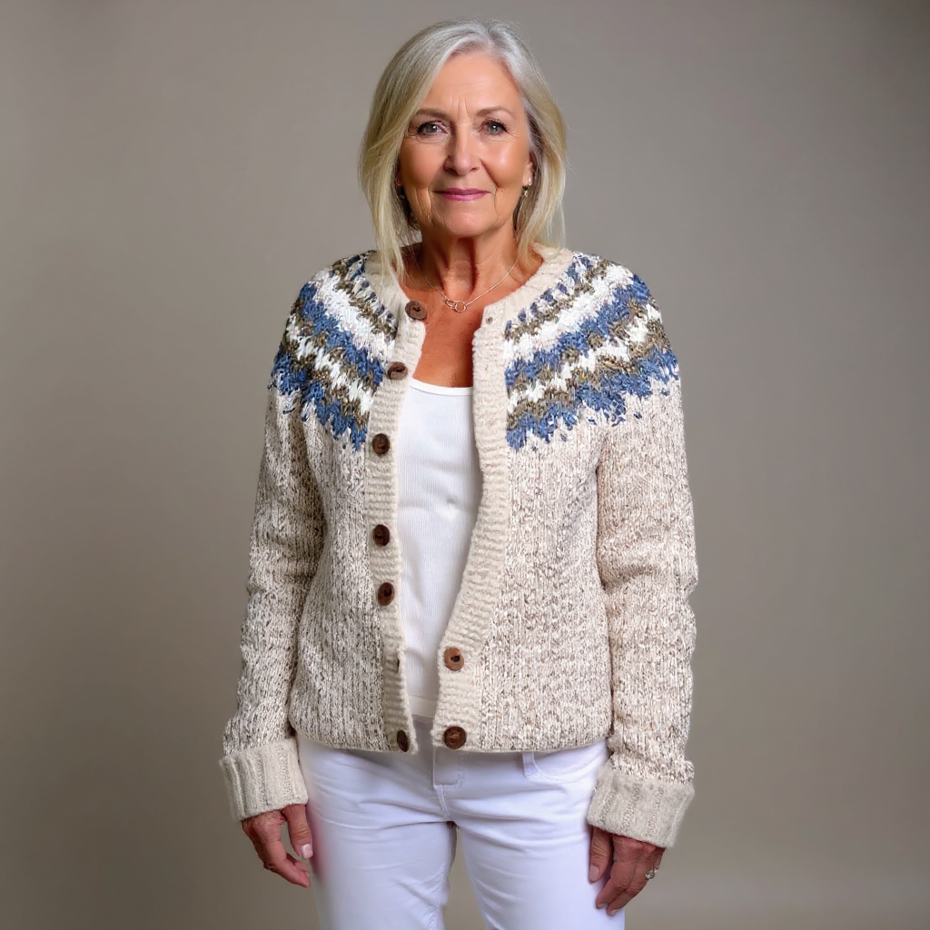 Lydia Porter™ | Icelandic Cardigan Authentic Elegance