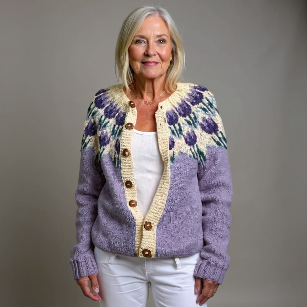 Lydia Porter™ | Cozy Heritage Icelandic Cardigan