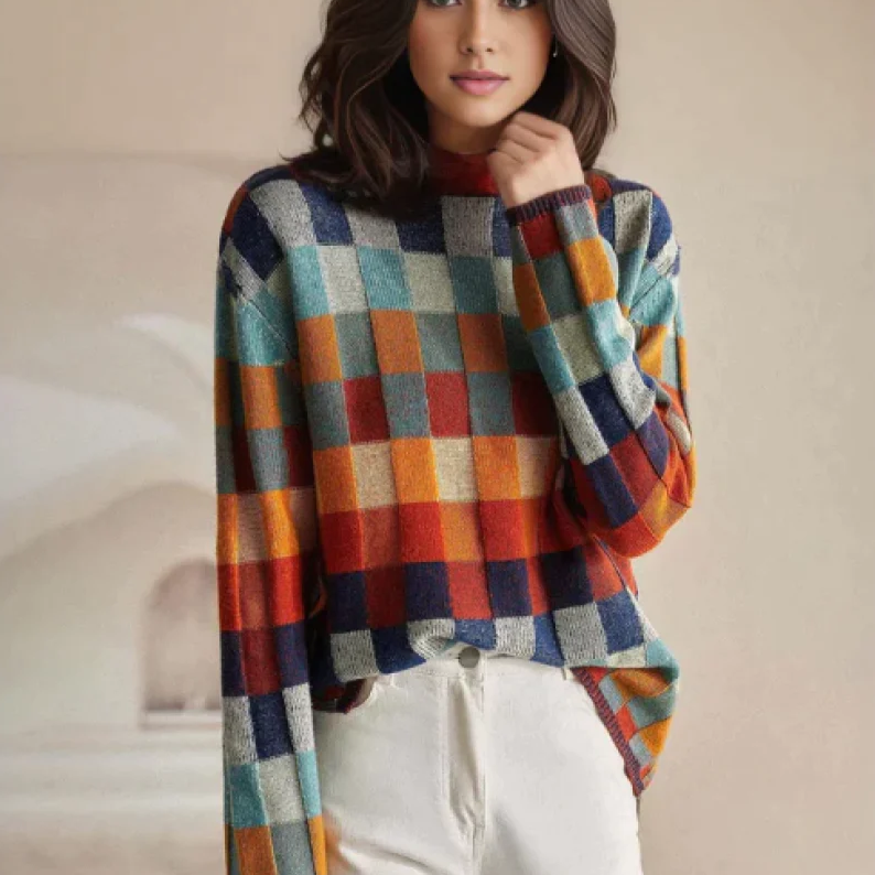 Élise™ | Soft Cashmere Turtleneck Sweater
