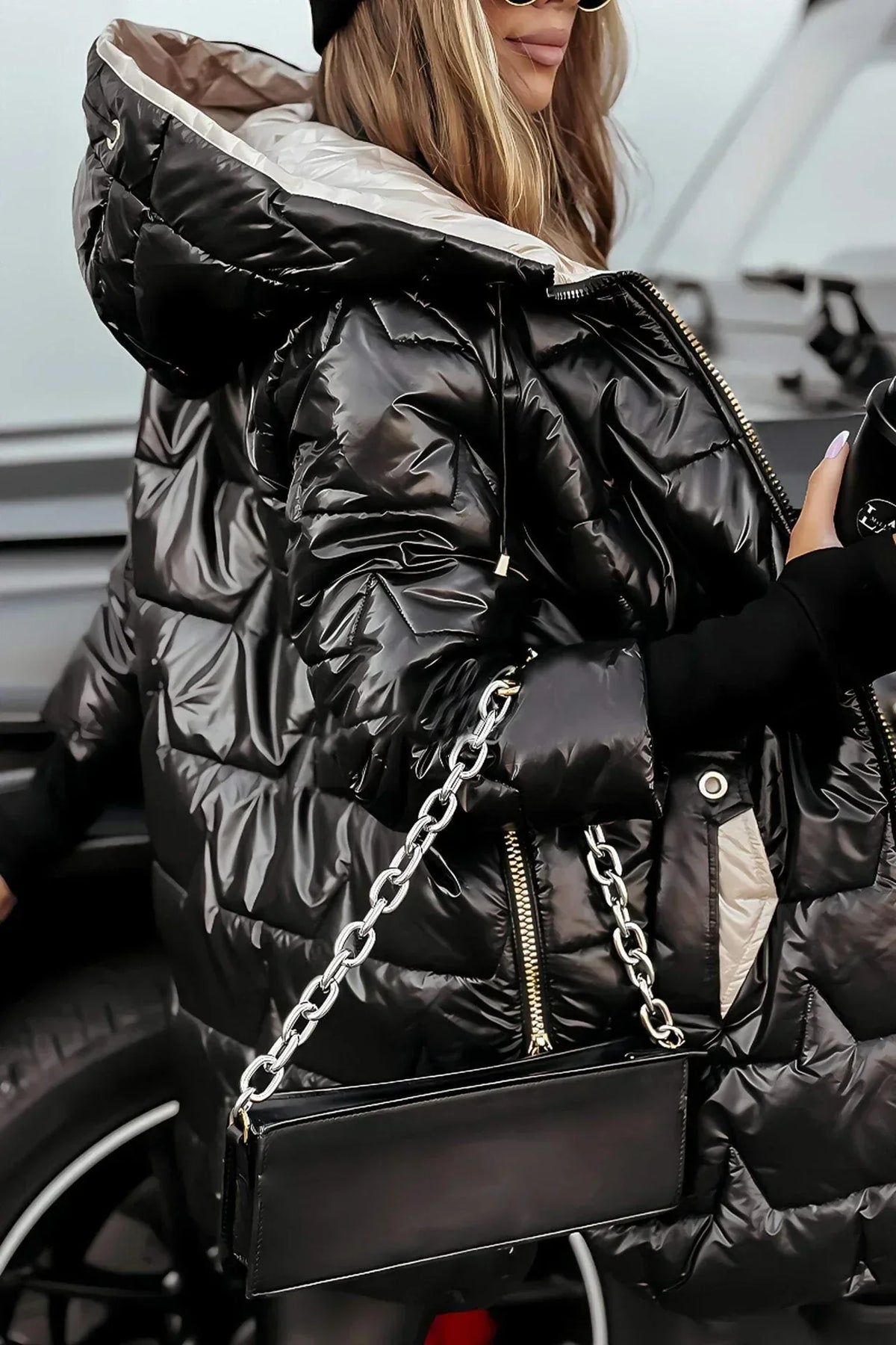 Evie | Stylish Winter Coat with Hood and Padding