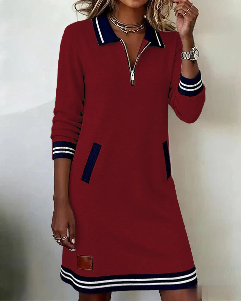 Hélène™ | Elegant Cotton Dress