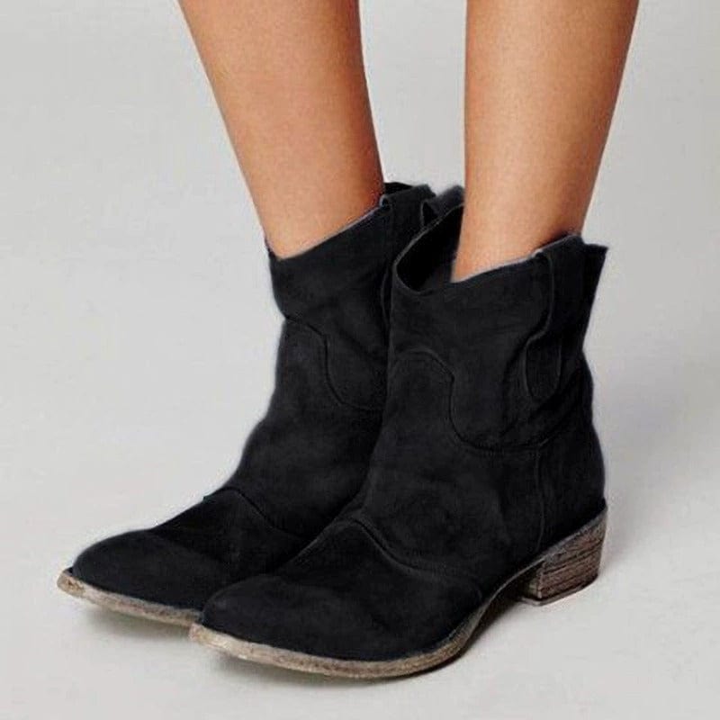 Lyla Ridge Suede Western Boots