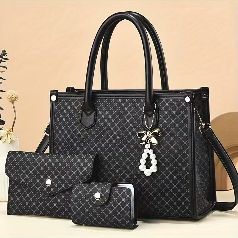 Martha - Timeless Vintage 3-Piece Leather Bag Set