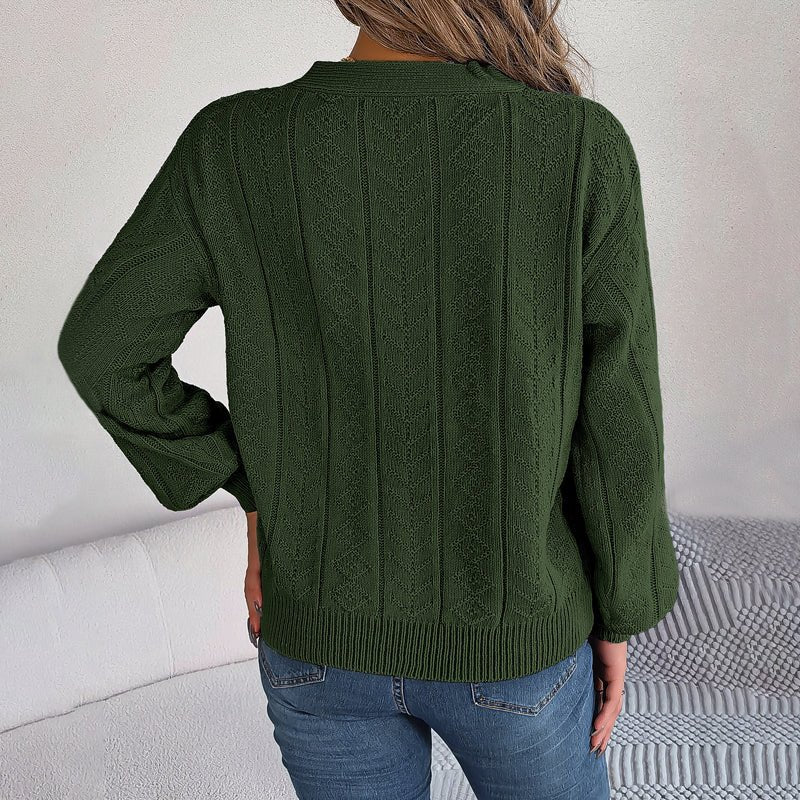 Louisa | Casual Knit Cable Sweater
