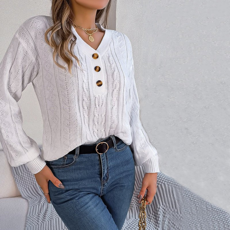 Louisa | Casual Knit Cable Sweater