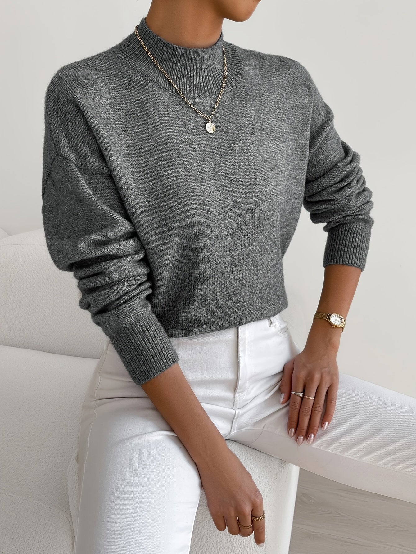 Gertrud - Elegant Knitted Sweater