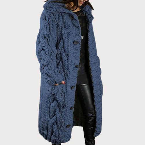 Karina | Elegant Cosy Coat With Tummy Coverage