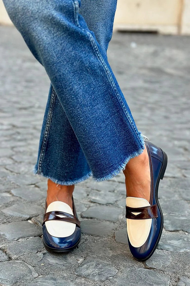 Blaine | Navy Blue Loafer