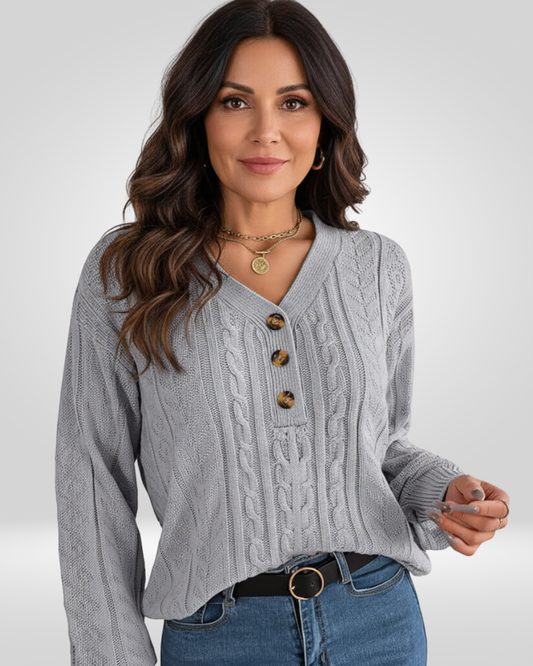 Louisa | Casual Knit Cable Sweater