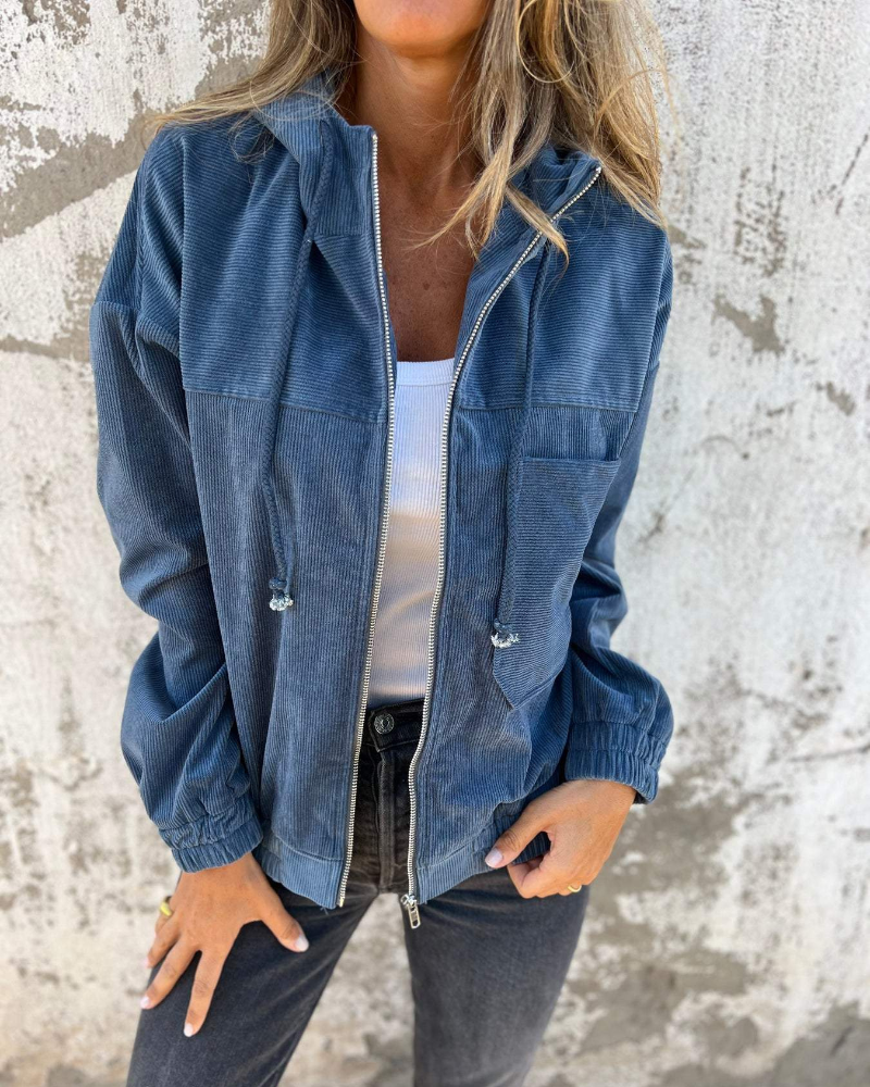Harper™ | Cozy Hooded Zip Jacket
