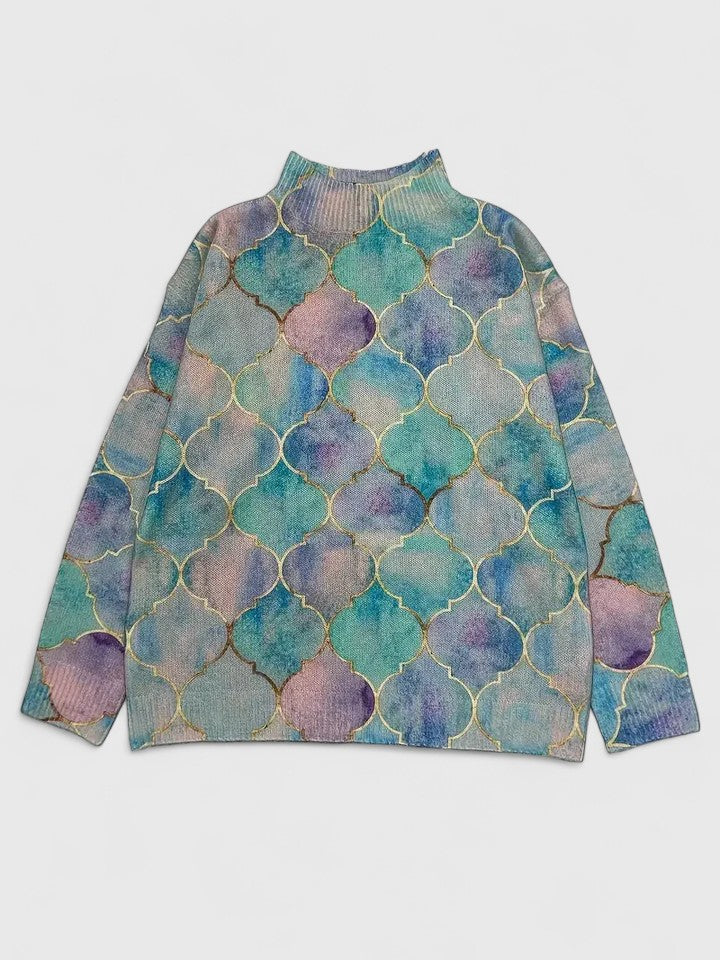 Amélia™ | Fenti Pullover with a Stand-Up Collar