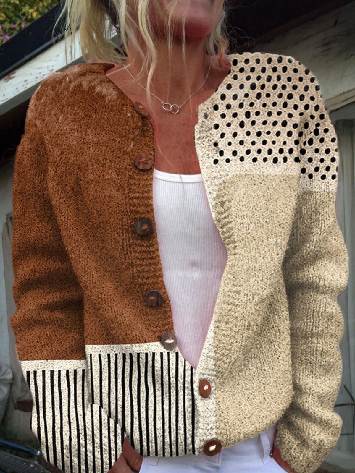 Alma™ | Pointelle Knit Cardigan