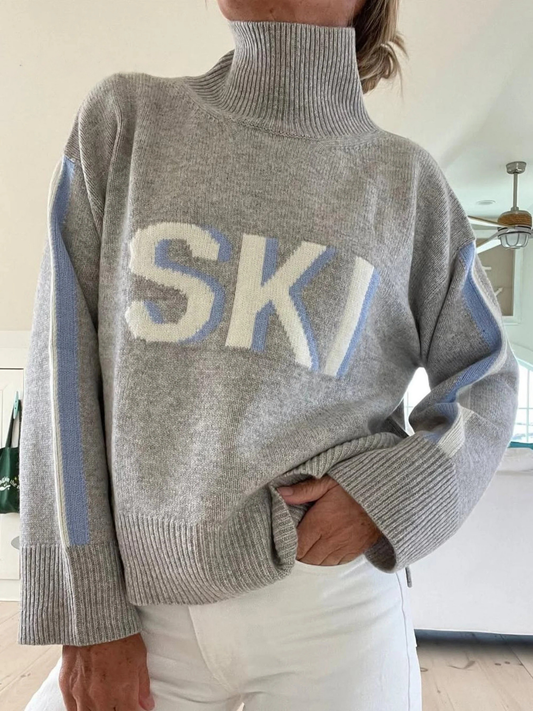 Daisy | Retro Turtleneck Ski Sweater
