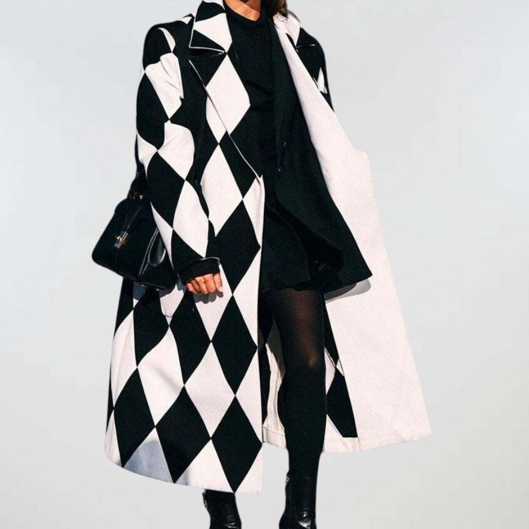 Aria | Diamond Pattern Coat