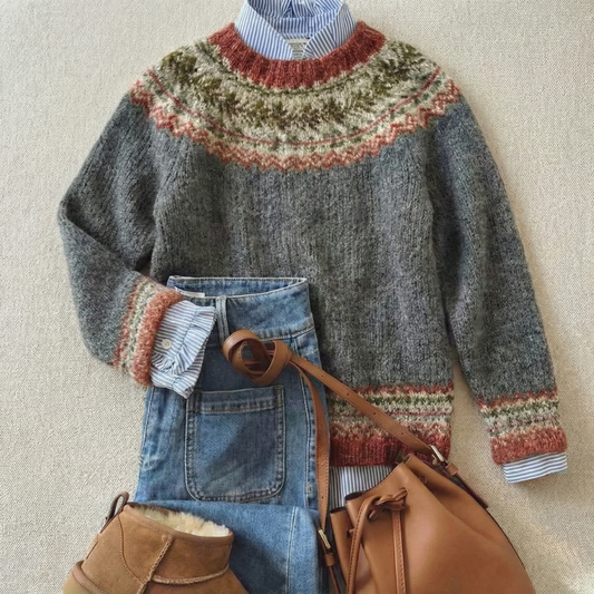 Cynthia™ | Classic Vintage Knit Sweater