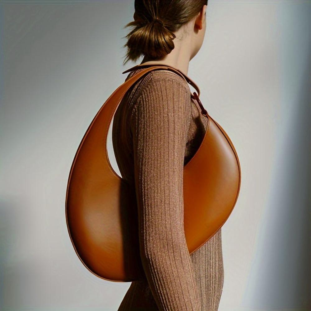 Sophia - Modern Leather Hobo Bag