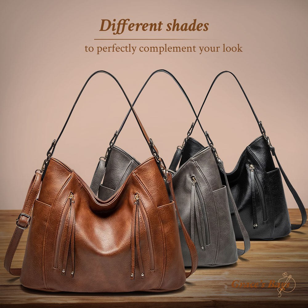 Olivia - Luxurious Elegance Leather Shoulder Bag