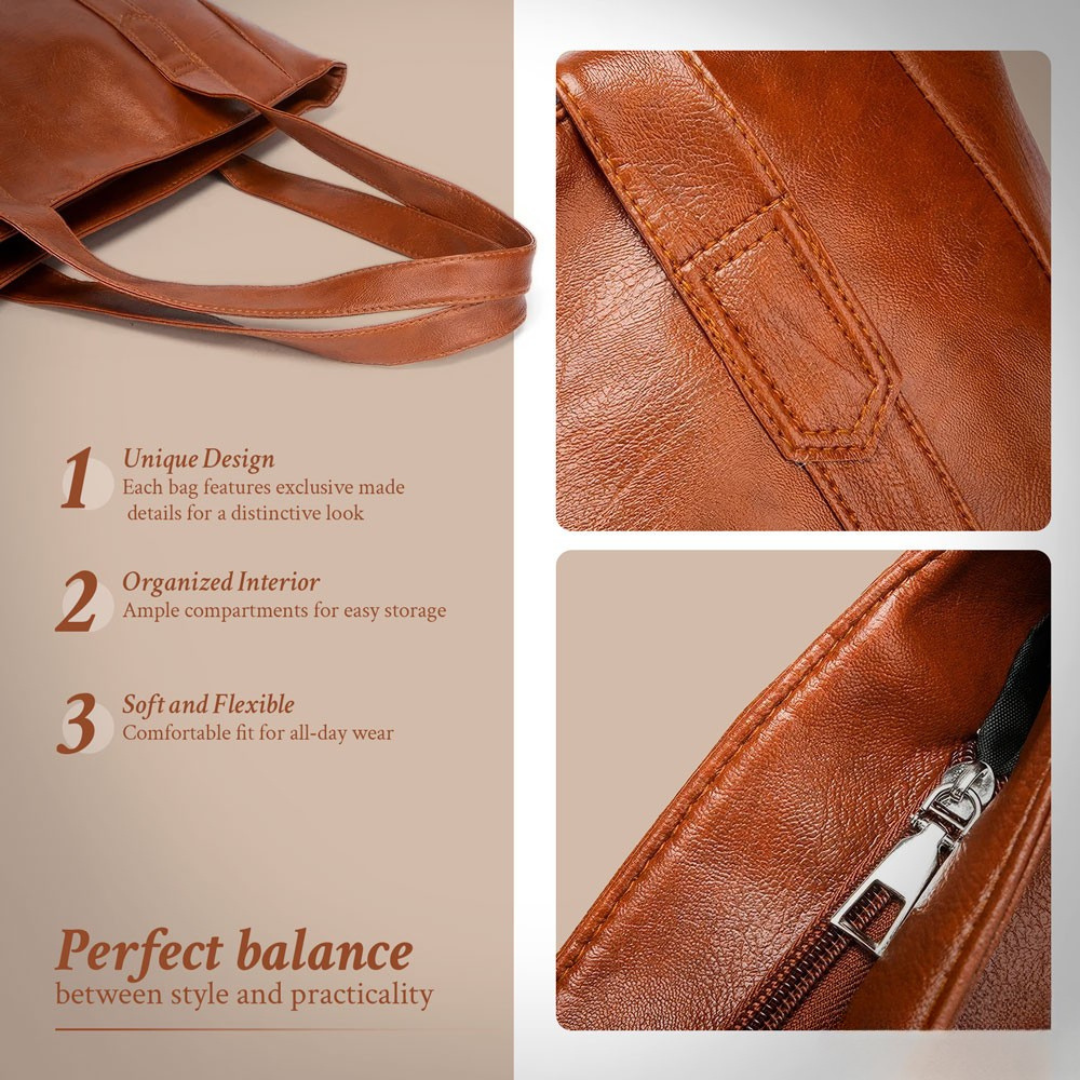 Jane - Minimalist Luxury Leather Shoulder Bag