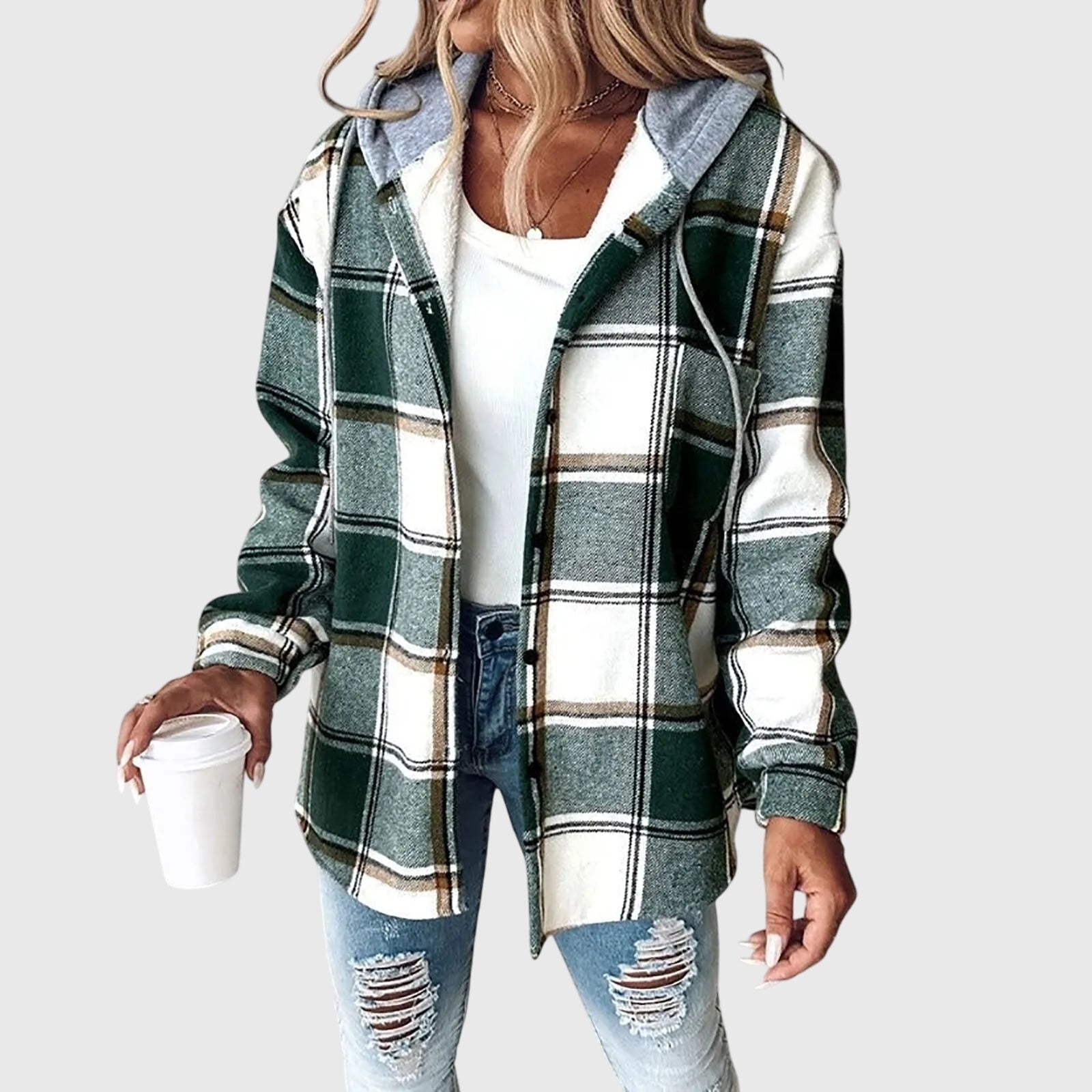 Martina™ | Women's Mesh Jacket with Button Placket