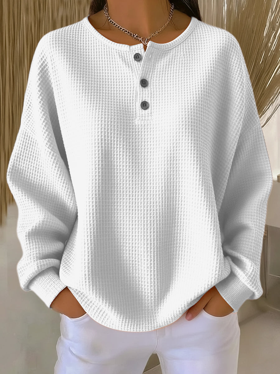 Adèle™ | Elegant Collar Sweatshirt