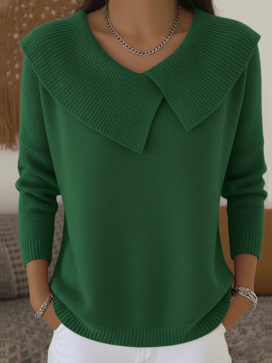 Lucia™ | Warm Pullover with Soft Collar