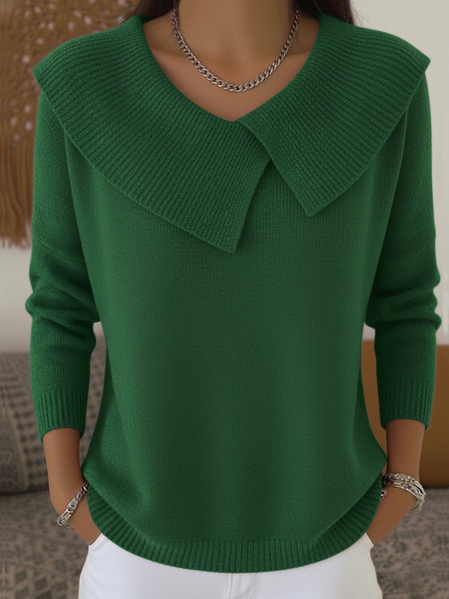 Lucia™ | Warm Pullover with Soft Collar