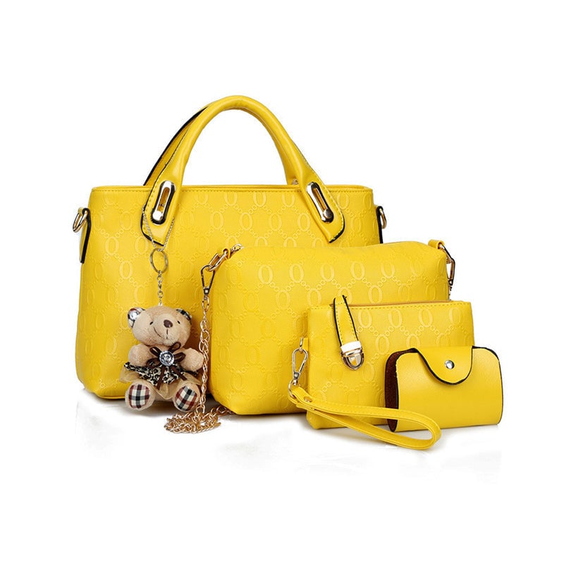 Grace - Legacy 4-Piece Leather Bag Set