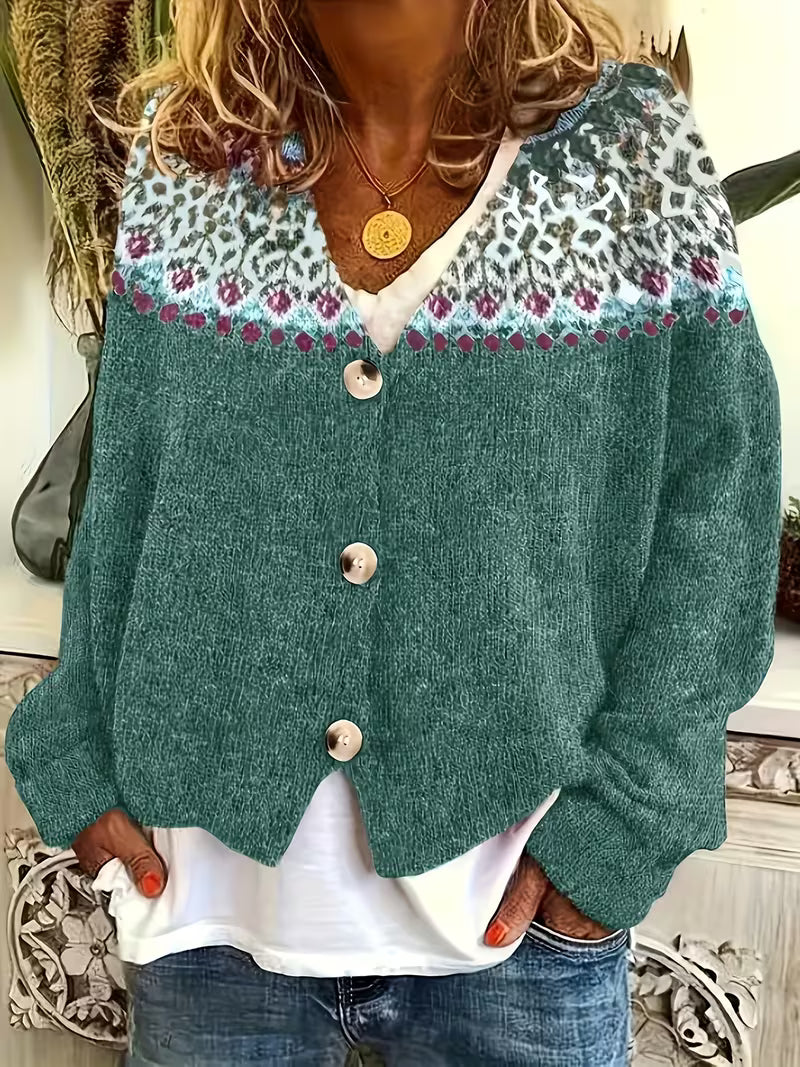 Nordic Midnight Frost Cardigan