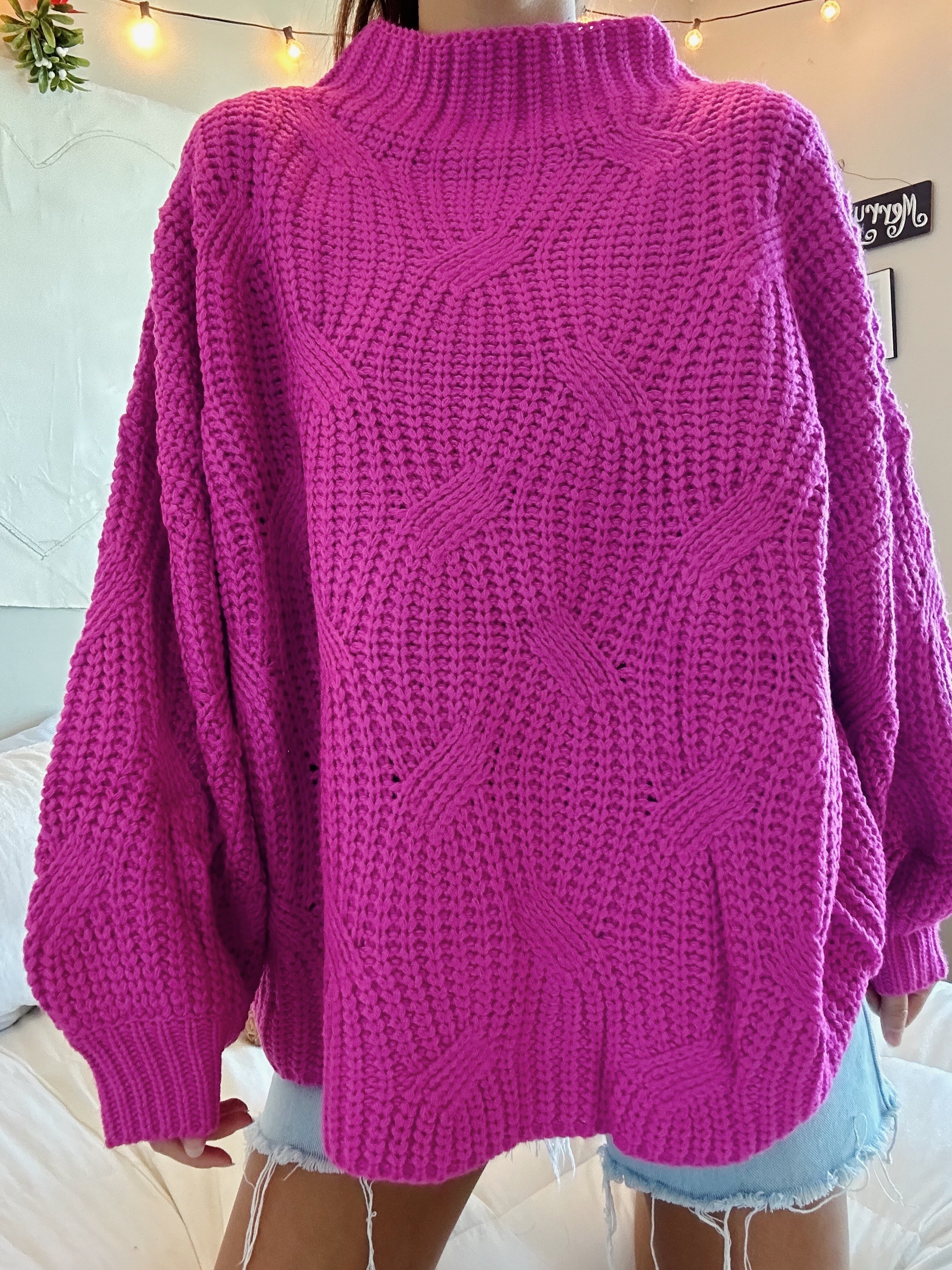Lydia™ | CozyWave Oversized Knit Sweater