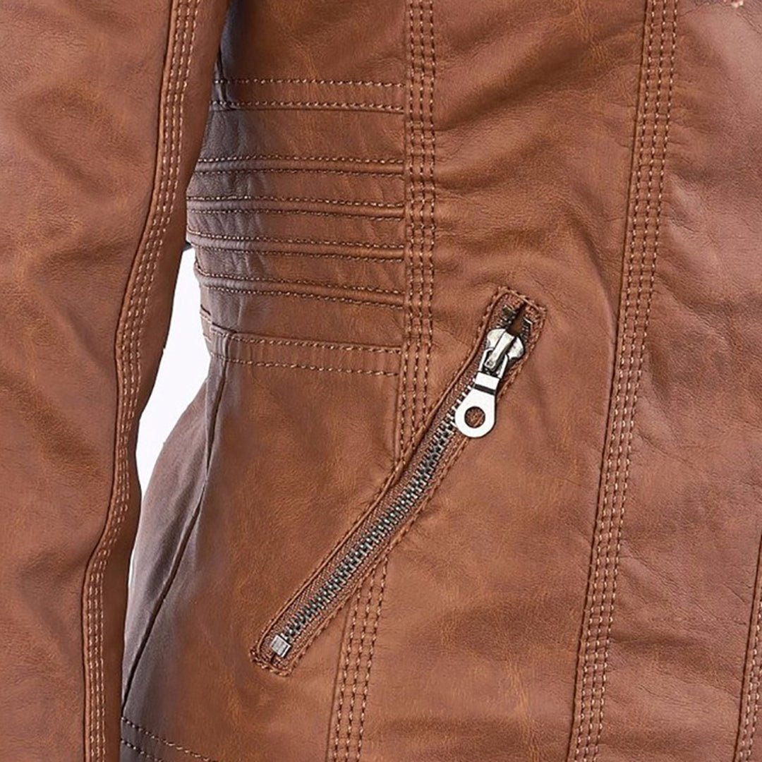 Riyana | Elegant and Street-Ready Leather Jacket