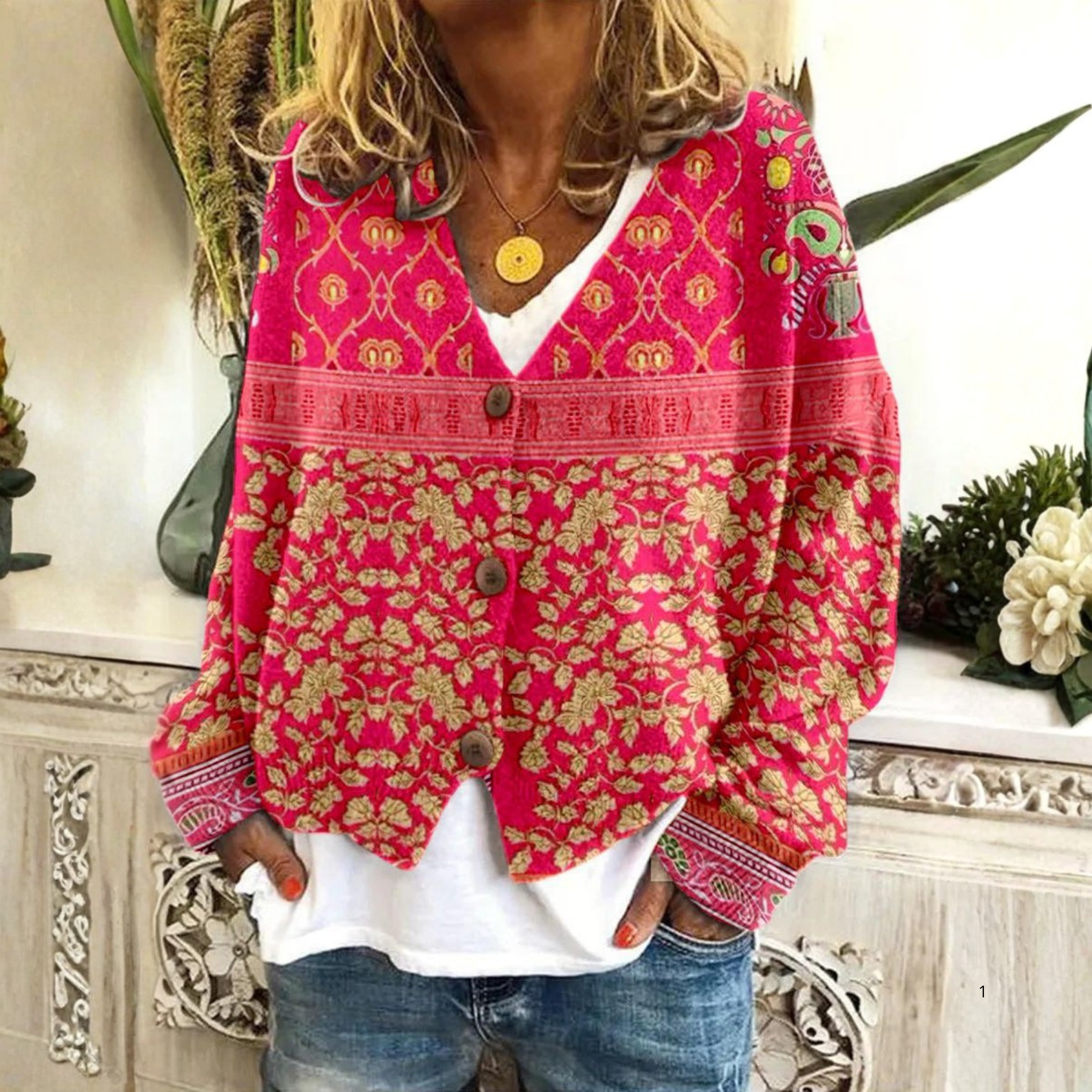 Exotic Blossom Cardigan
