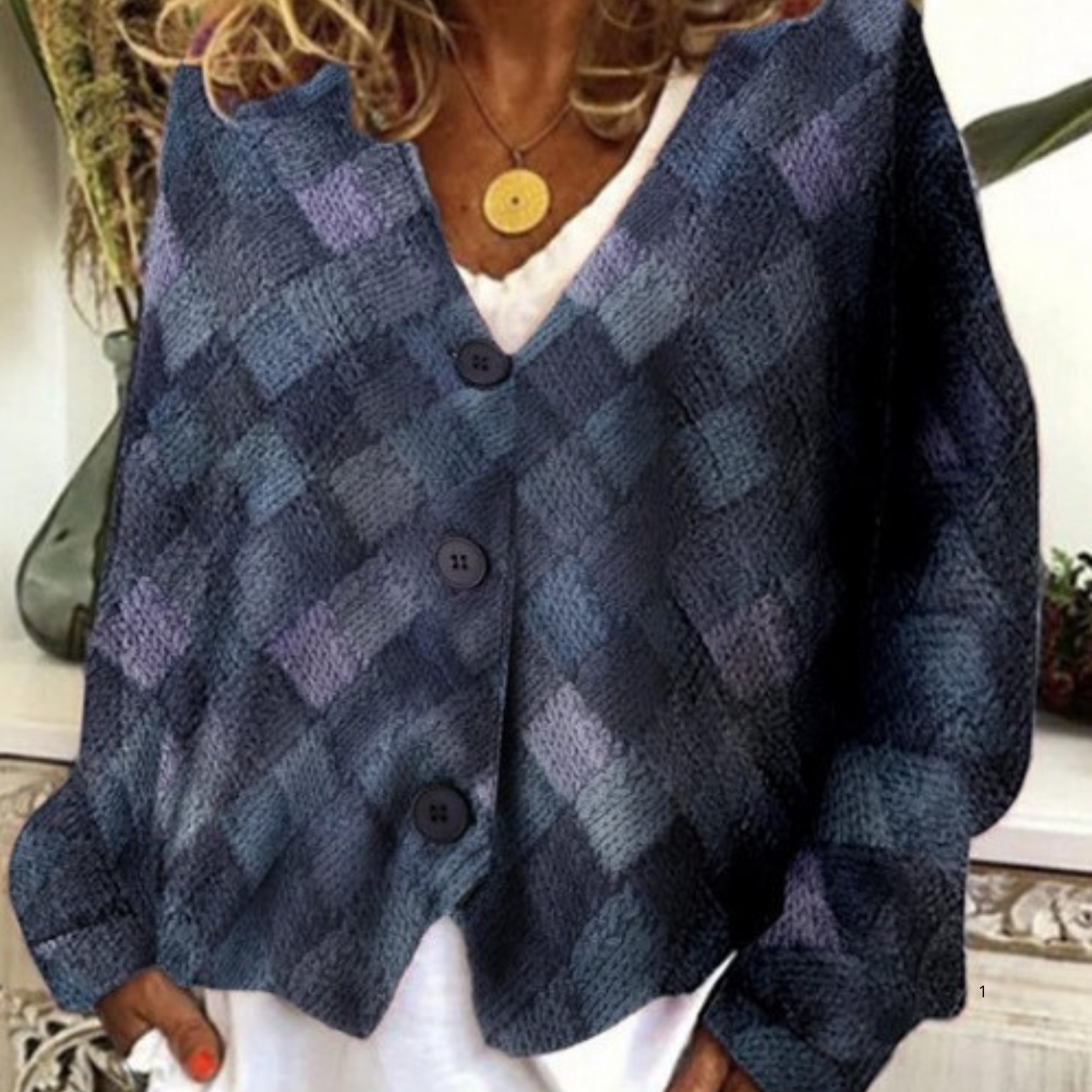 Plaid Chic Cardigan