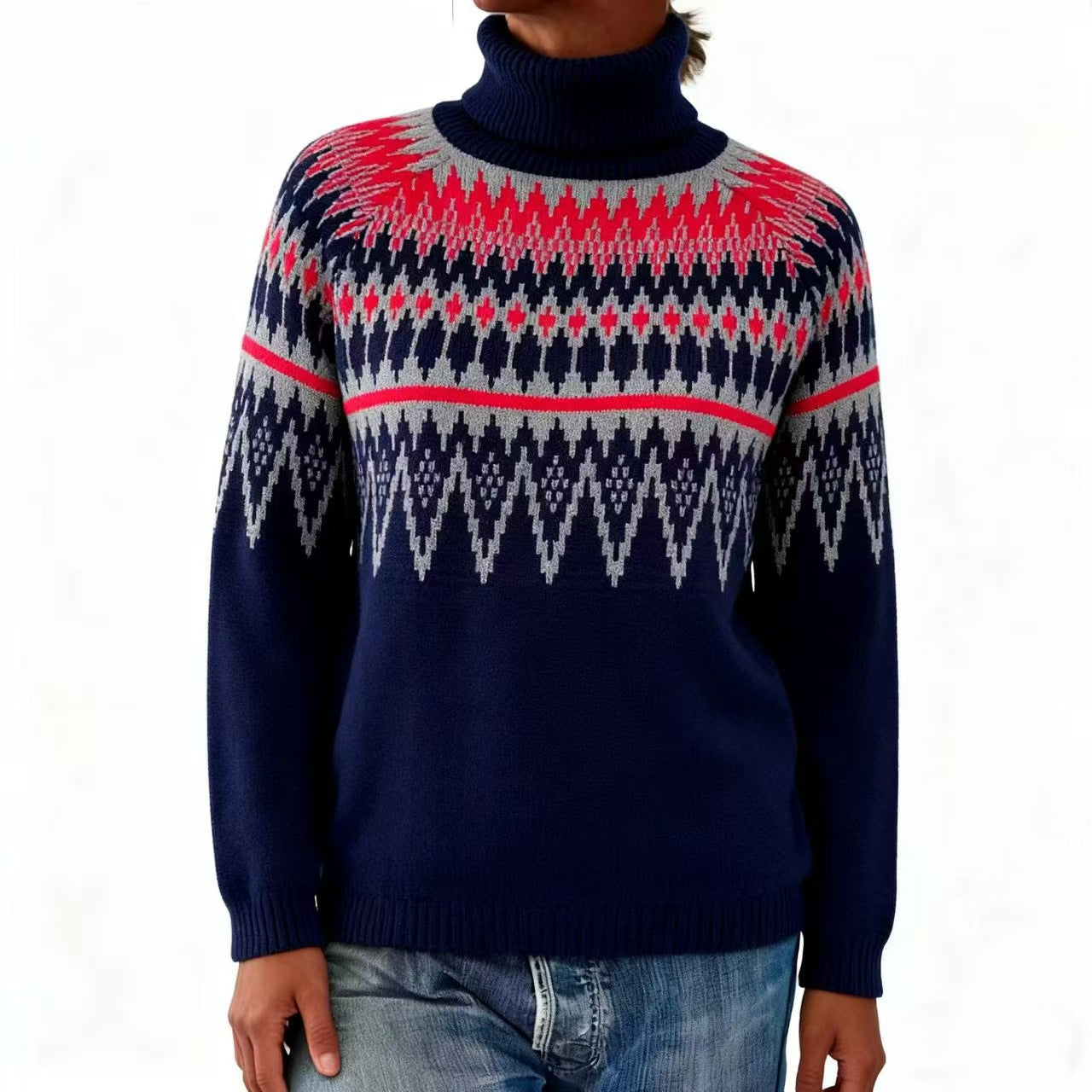 Lydia™ | Winter Pattern Sweater