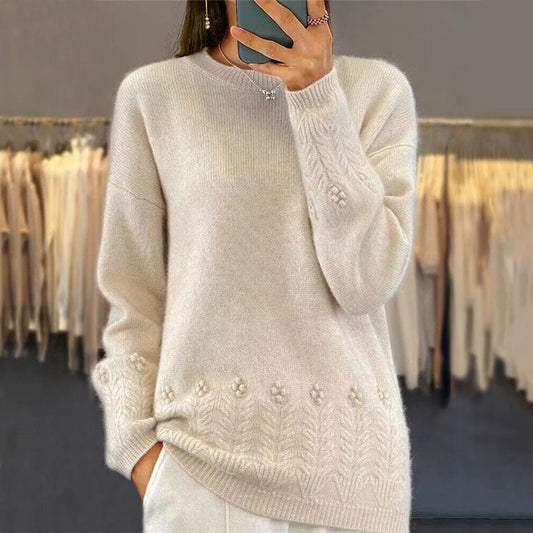 Lydia™ | Floral Knit Sweater