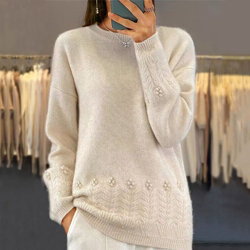 Lydia™ | Floral Knit Sweater
