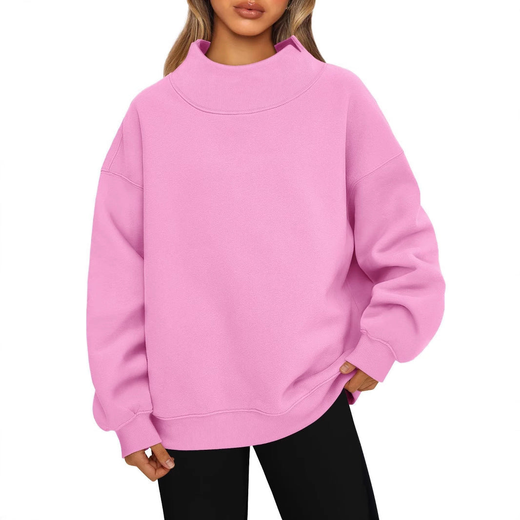 Lydia™ | Essential High Collar Sweatshirt