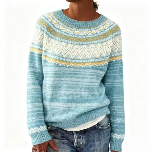 Lydia™ | Winter Pattern Sweater