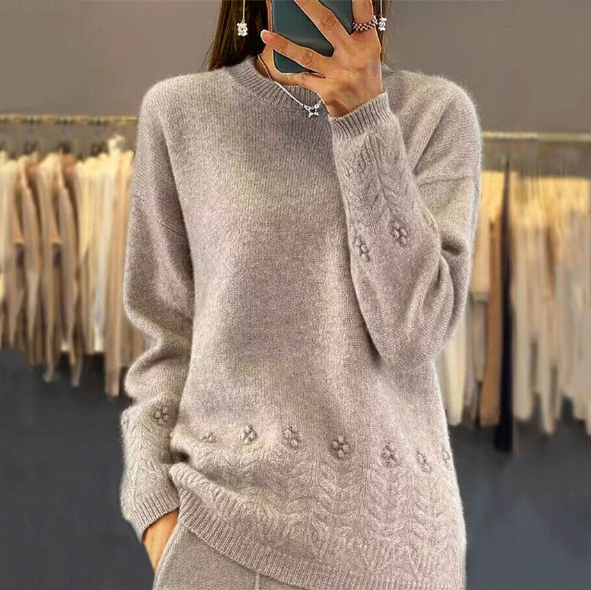 Lydia™ | Floral Knit Sweater