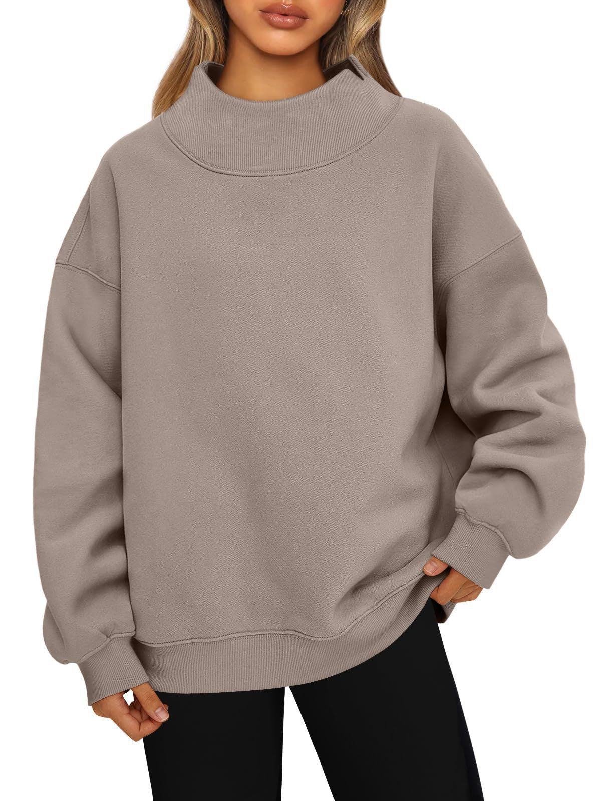 Lydia™ | Essential High Collar Sweatshirt
