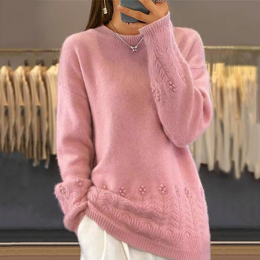 Lydia™ | Floral Knit Sweater