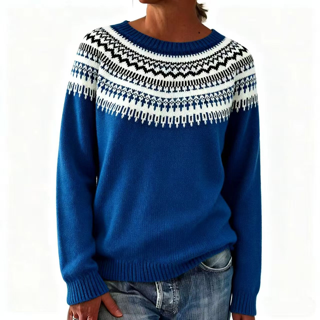 Lydia™ | Winter Pattern Sweater