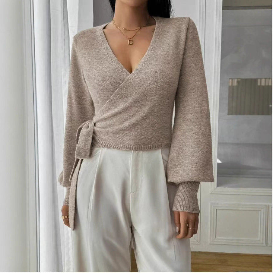 Lydia™ | SoftKnit Wrap Elegance Top