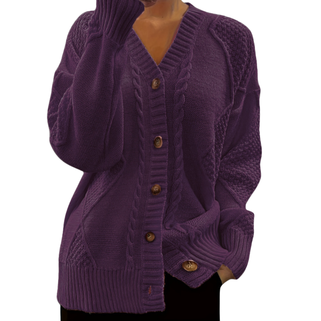 Lydia™ | Cable Knit Cardigan
