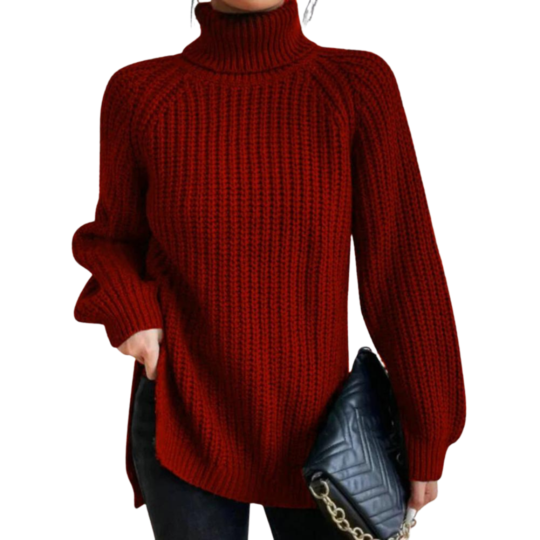 Lydia™ | Cotton Ladies' Turtleneck for Winter