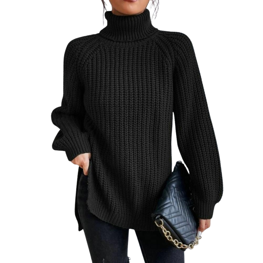 Lydia™ | Cotton Ladies' Turtleneck for Winter