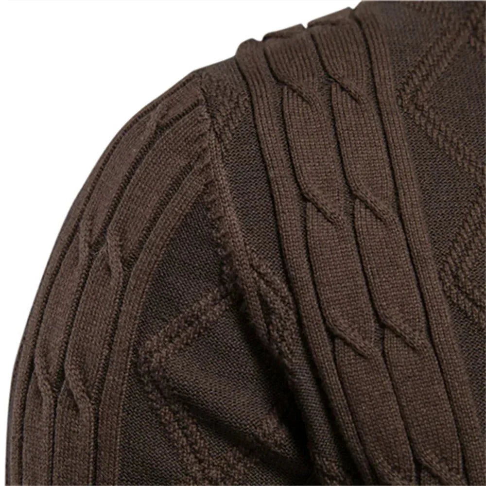 William | Men's cardigan with button placket