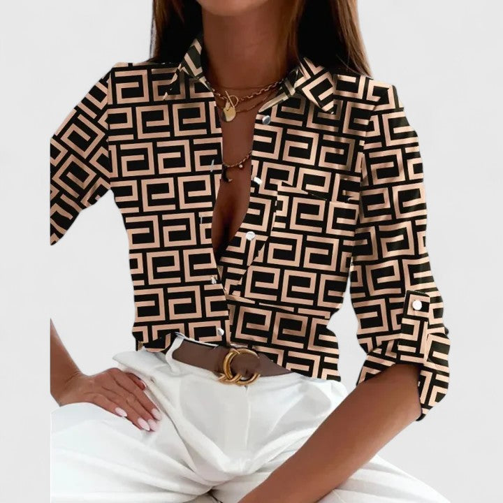 Lisette | Sophisticated Long Sleeve Top