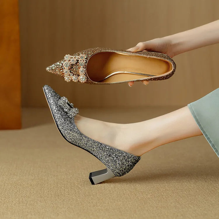 Gloria™| Glitter Pumps